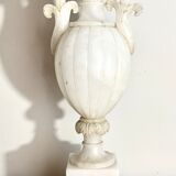 Lampe en forme d’amphore, albâtre, vers 1870