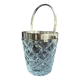 Ice Bucket – Cut Crystal and Silver Metal
