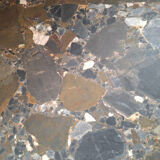 Art Deco buffet, marble trays, antique sideboard, display cabinet.