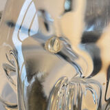 Pair of vintage crystal candle holders