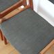 4 chaises vertes danoises estampillées