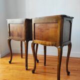 Pair of Louis XV style bedside tables