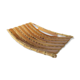Empty pocket, bamboo basket 60s 70s