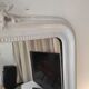 Antique pediment mirror 161/110 cm