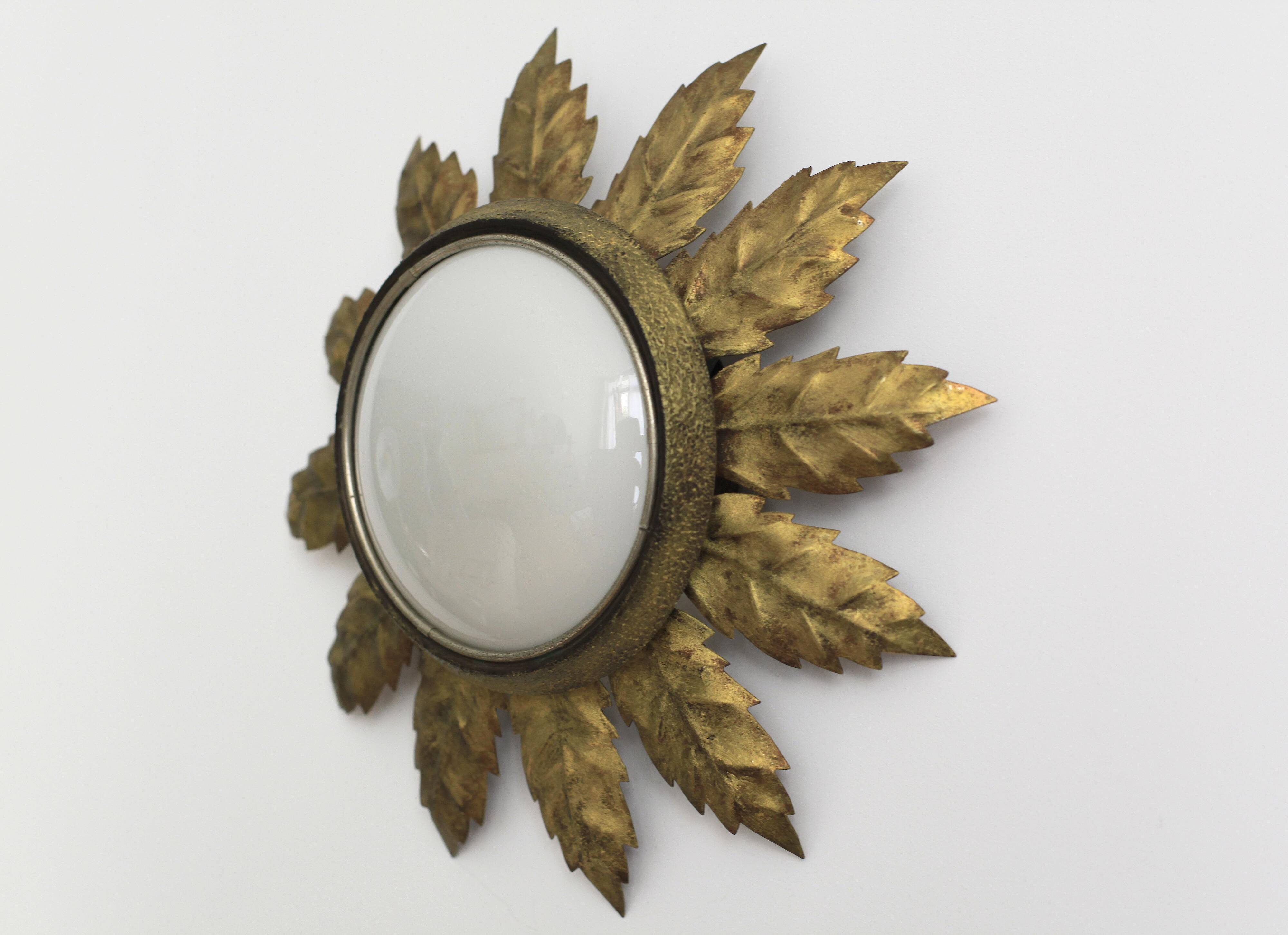 Gold wall light 30cm x 30xm