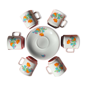 Pmr Bavaria Jaeger German porcelain coffee service from the 70s