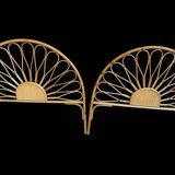 Rattan headboards from the 60s