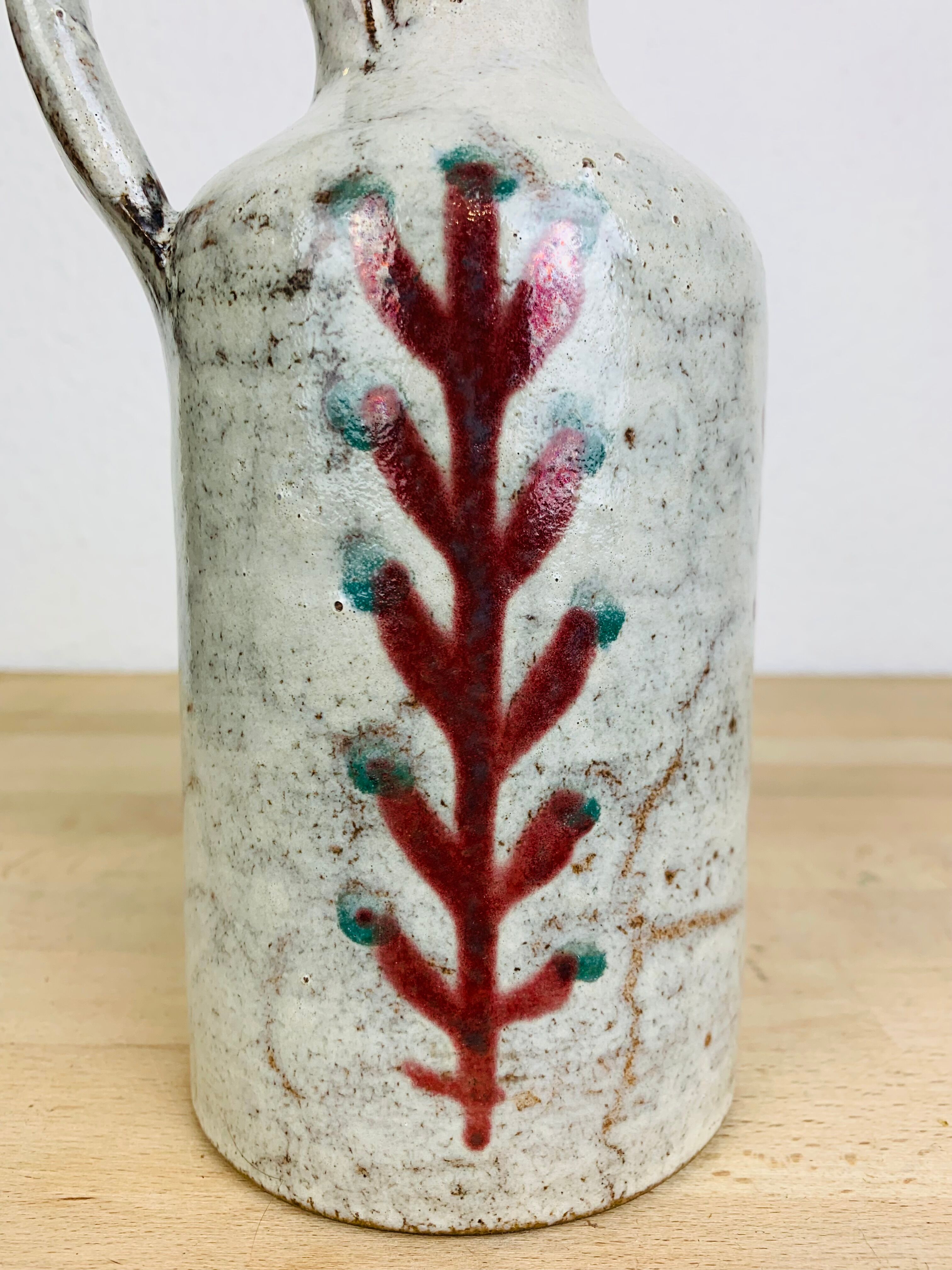 Ceramic pitcher by Gustave Raynaud Atelier le Murier