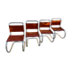 Four design chairs Mies van der Rohe Edition year 80
