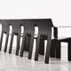Gijs Bakker set of 4 strip armchairs for Castelijn, 1974