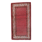 Tapis vintage fait main Seraband indien – 74 cm x 140 cm