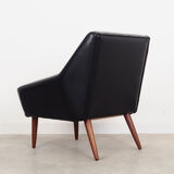 Leather armchair, Danish design, 1970s, production: Denmark