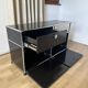 Commode USM Haller en Noir Graphite