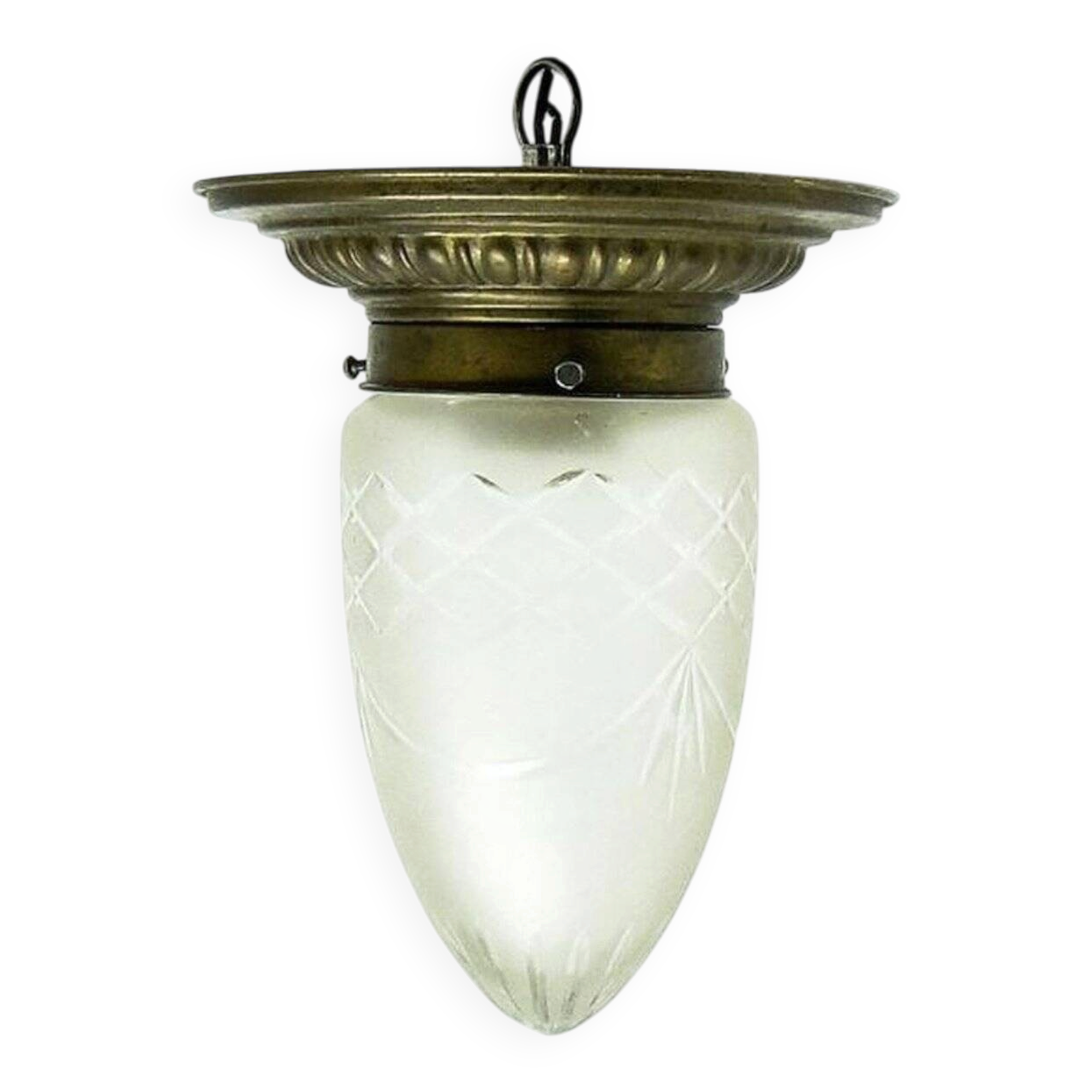 Art Deco pendant lamp, Poland, 1890s