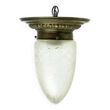 Art Deco pendant lamp, Poland, 1890s
