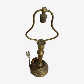 Lampe en laiton XIXème siècle