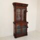 Antique Neo-Renaissance Oak Bookcase with Figural Carvings, 1870