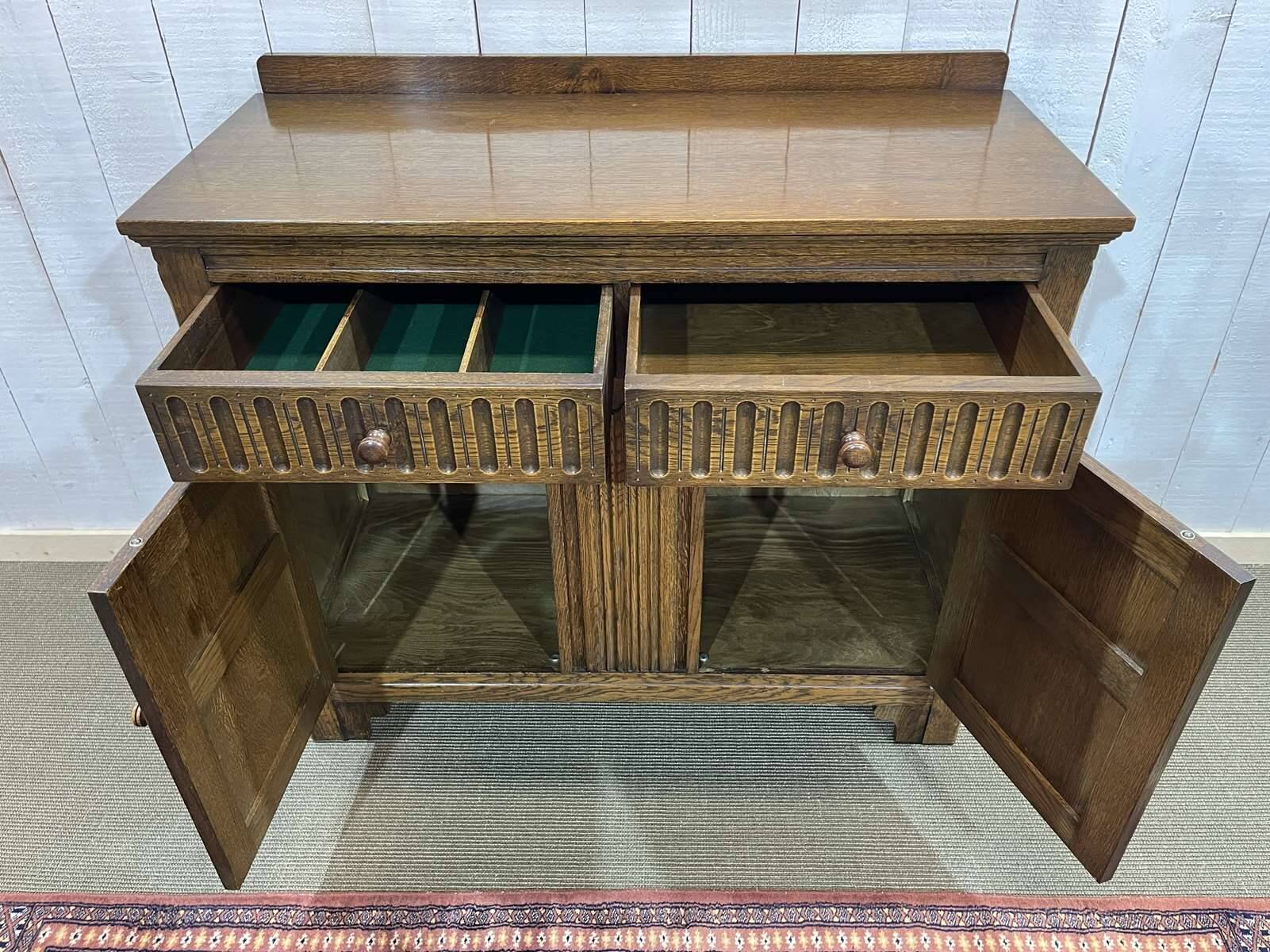 English oak sideboard from the 1950s