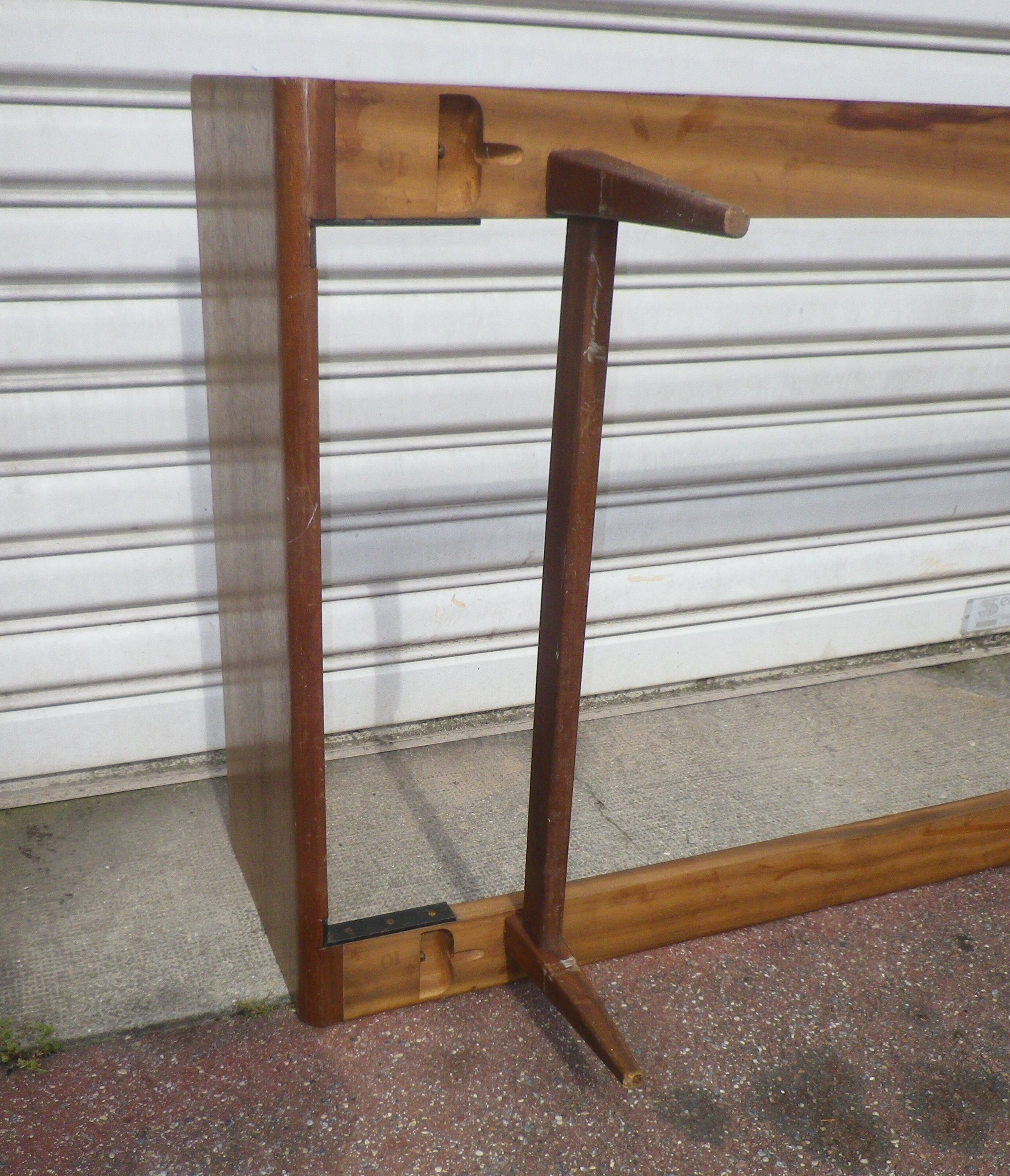 set of 2 beds 1950 Scandinavian veneer