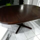 Round dining table extendable baumann 1970