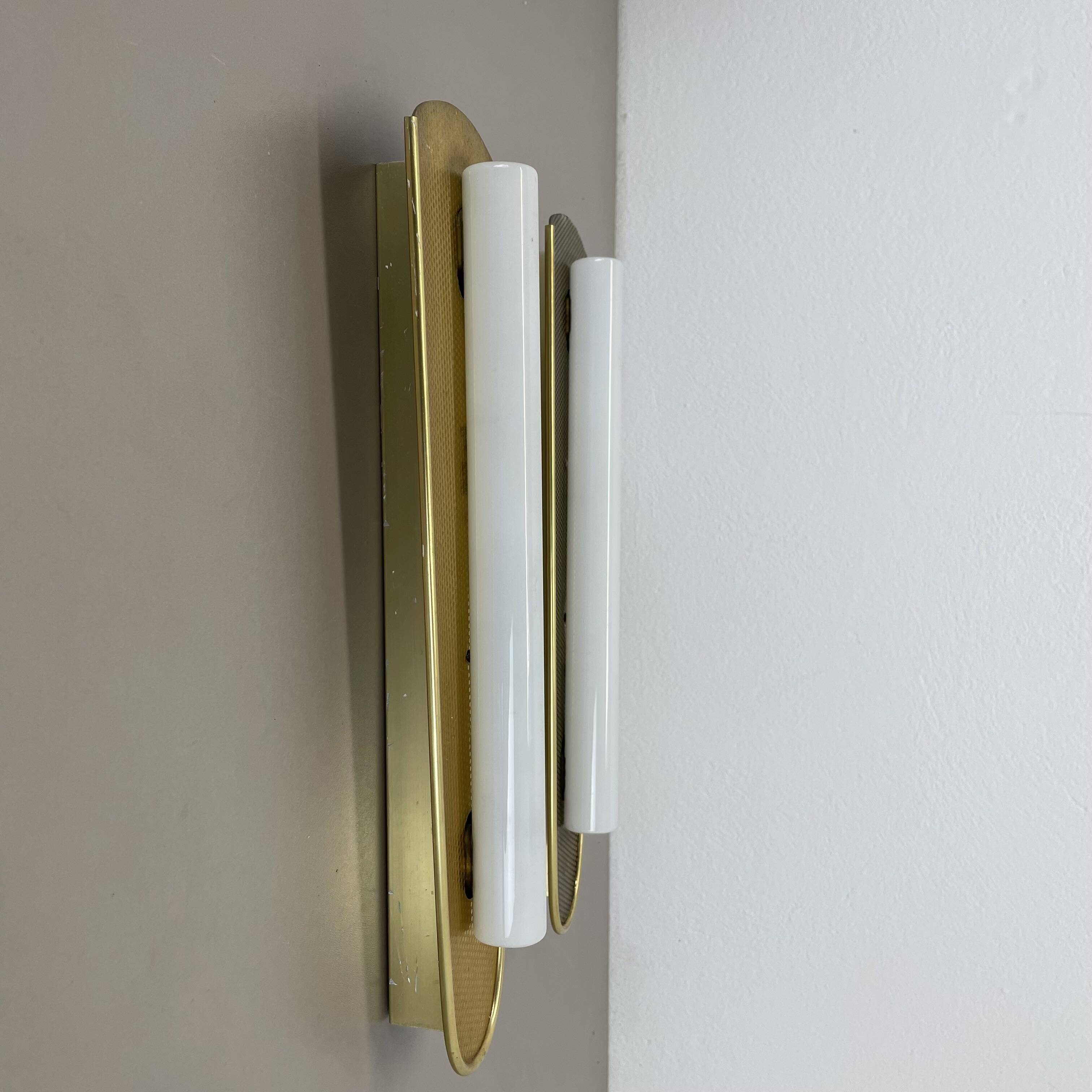 Set of 2 large 37 cm honeycomb theatre wall light elements, Germany, 1950