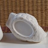 Vintage ceramic swans 80s