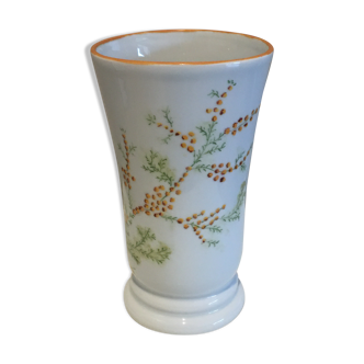 Vase “Mimosa” porcelaine de Limoges