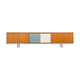 Sideboard in teak, 300cm