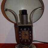 Old desk lamp with built-in mofem alarm clock