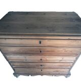 Large 19th century Scandinavian pine chest of drawers