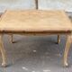 Table à manger extensible Louis XV bois massif chêne et marqueterie 200cm