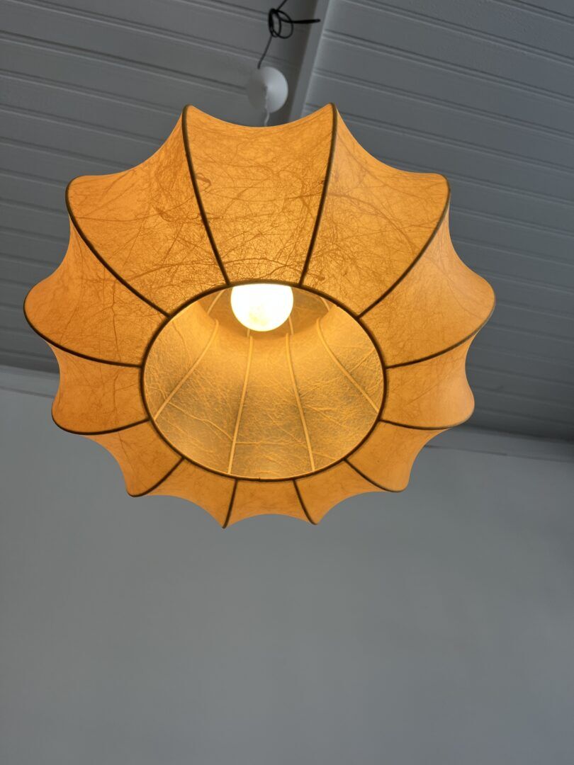 Rare cocoon pendant lamp – Goldkant Leuchten