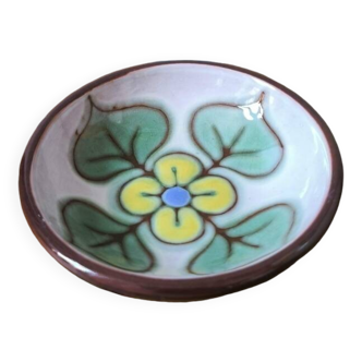 Small vintage bowl with flower pattern