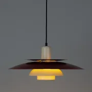 Danish vintage Lyskaer pendant lamp by Bent Nordsted, 1980s