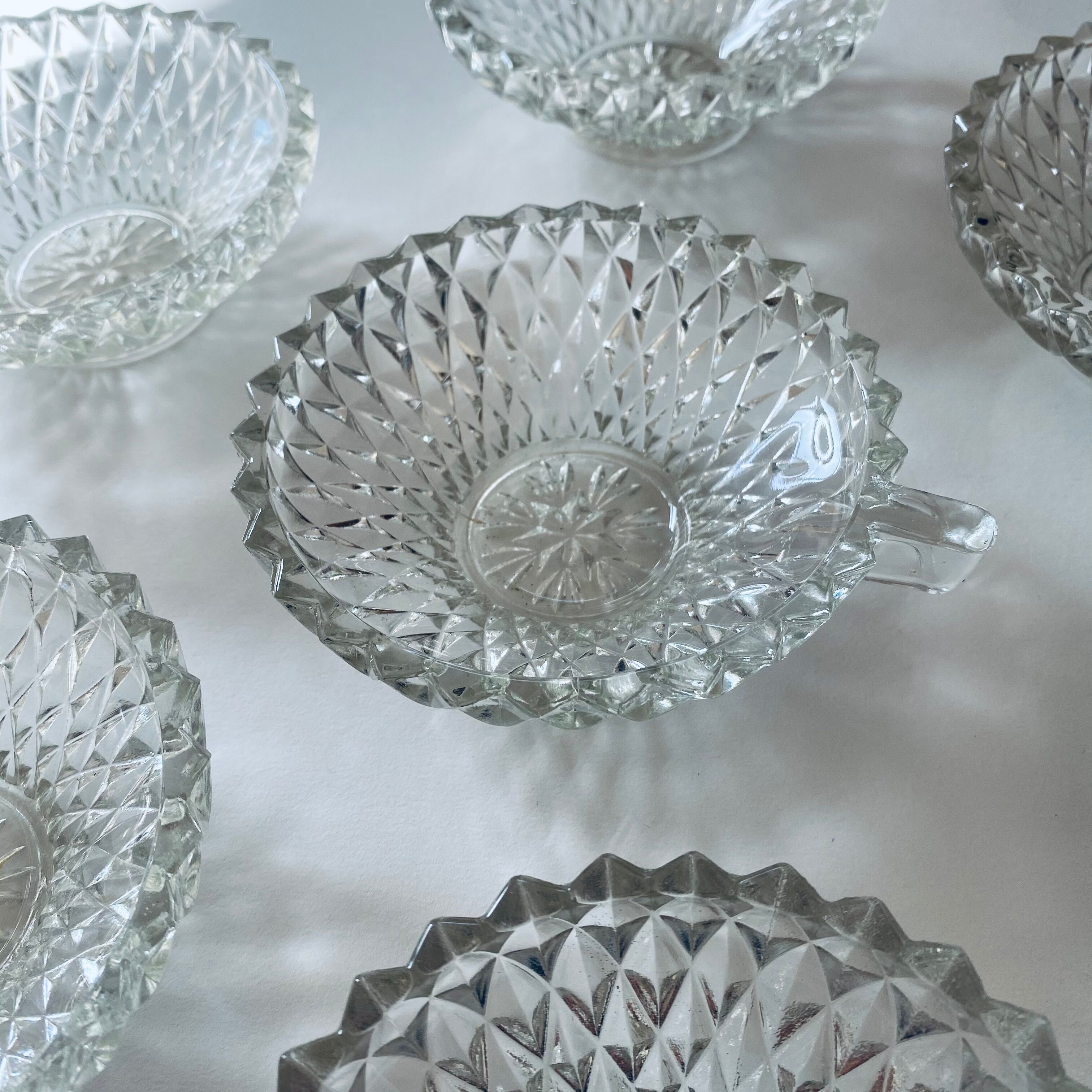 Lot de 8 coupes à champagne année 50
