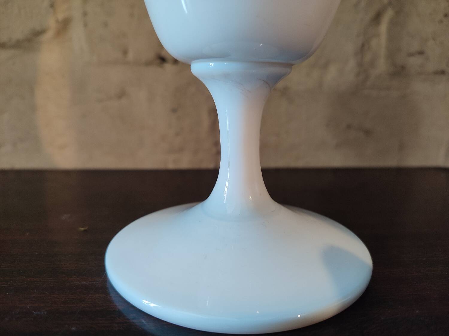 White Opaline Vase 1970s