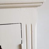 Old white parisian wardrobe