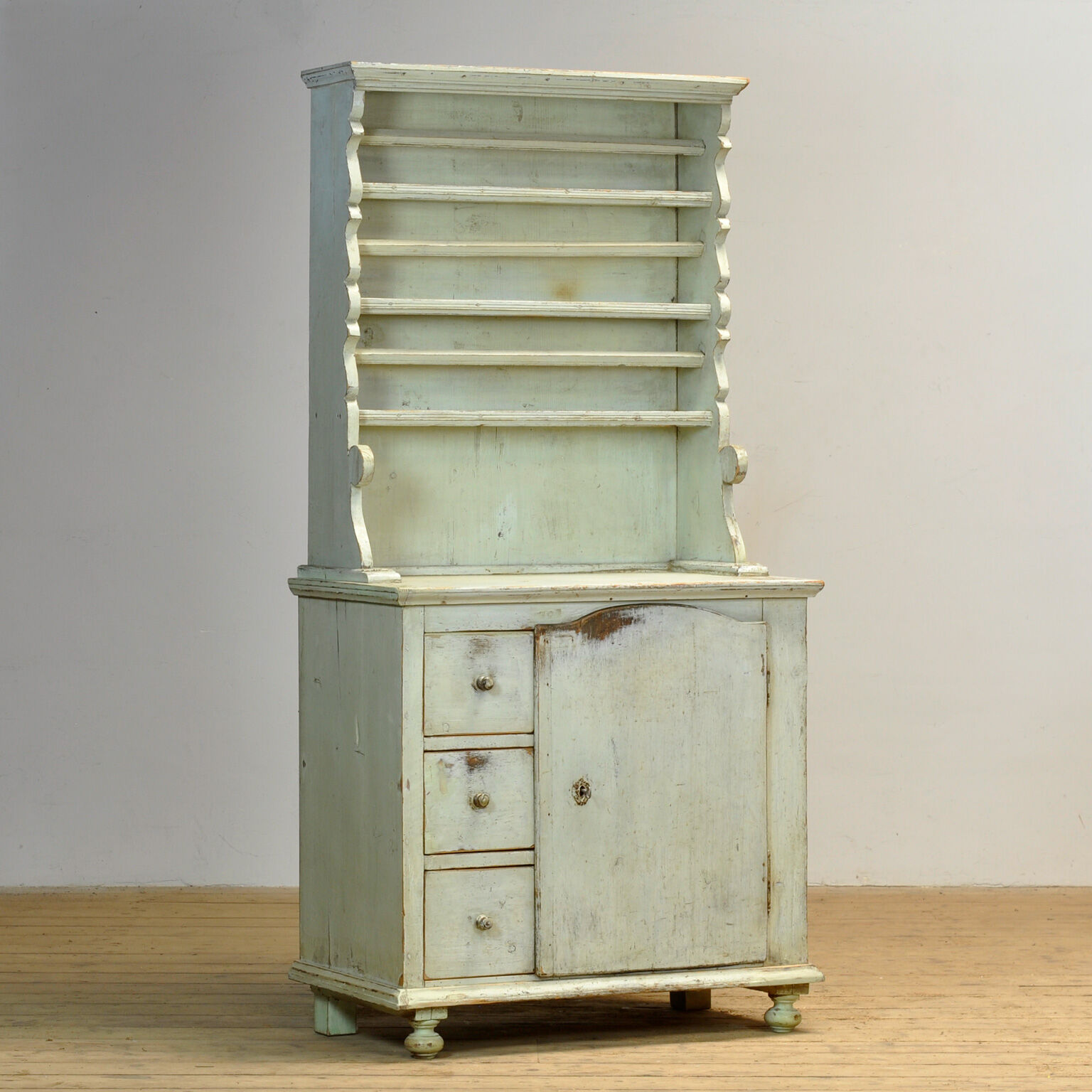 Pine buffet cabinet, circa 1900