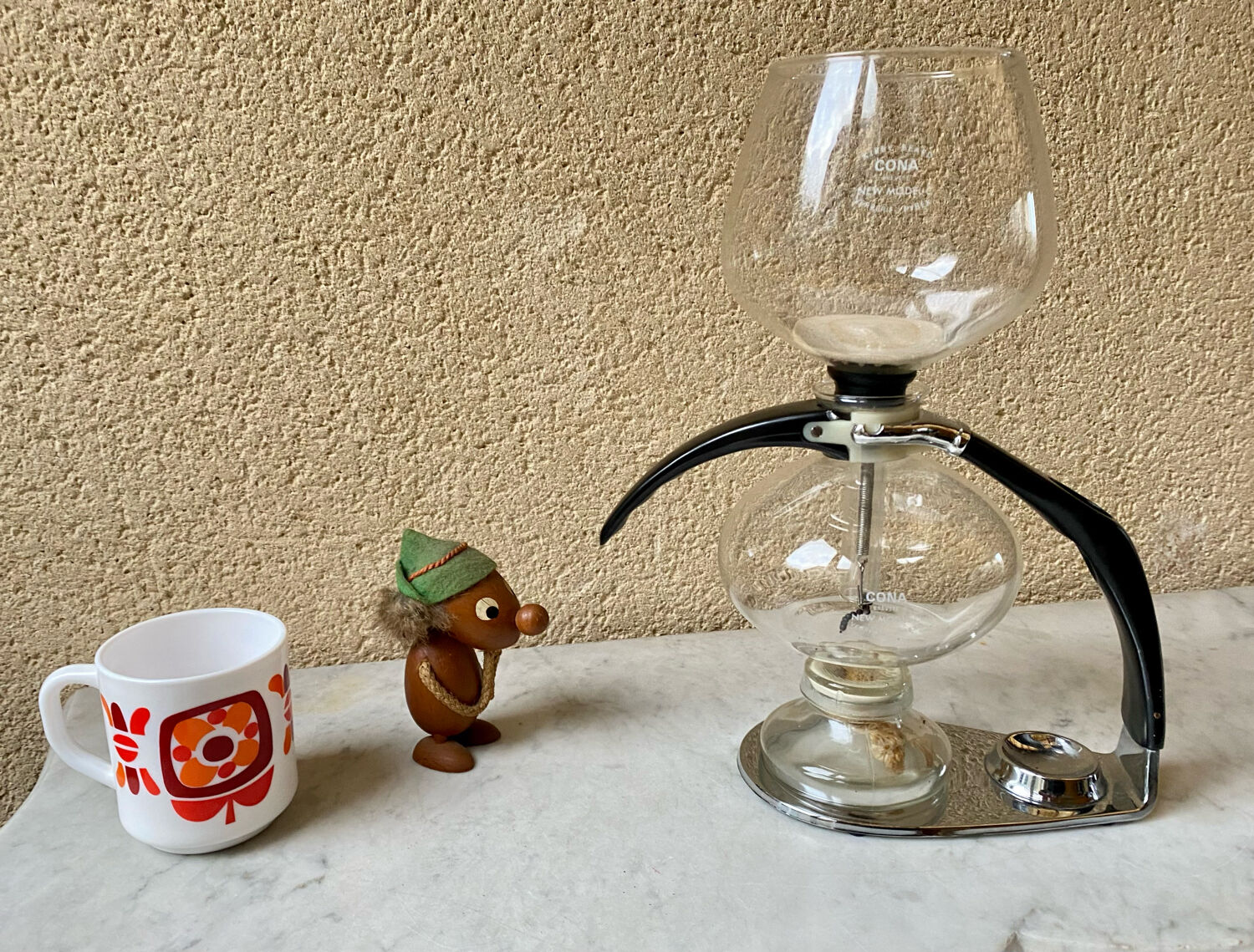 Vacuum coffee maker Cona Kirby Beard New model C 4-6 cups vintage 60s perfect condition