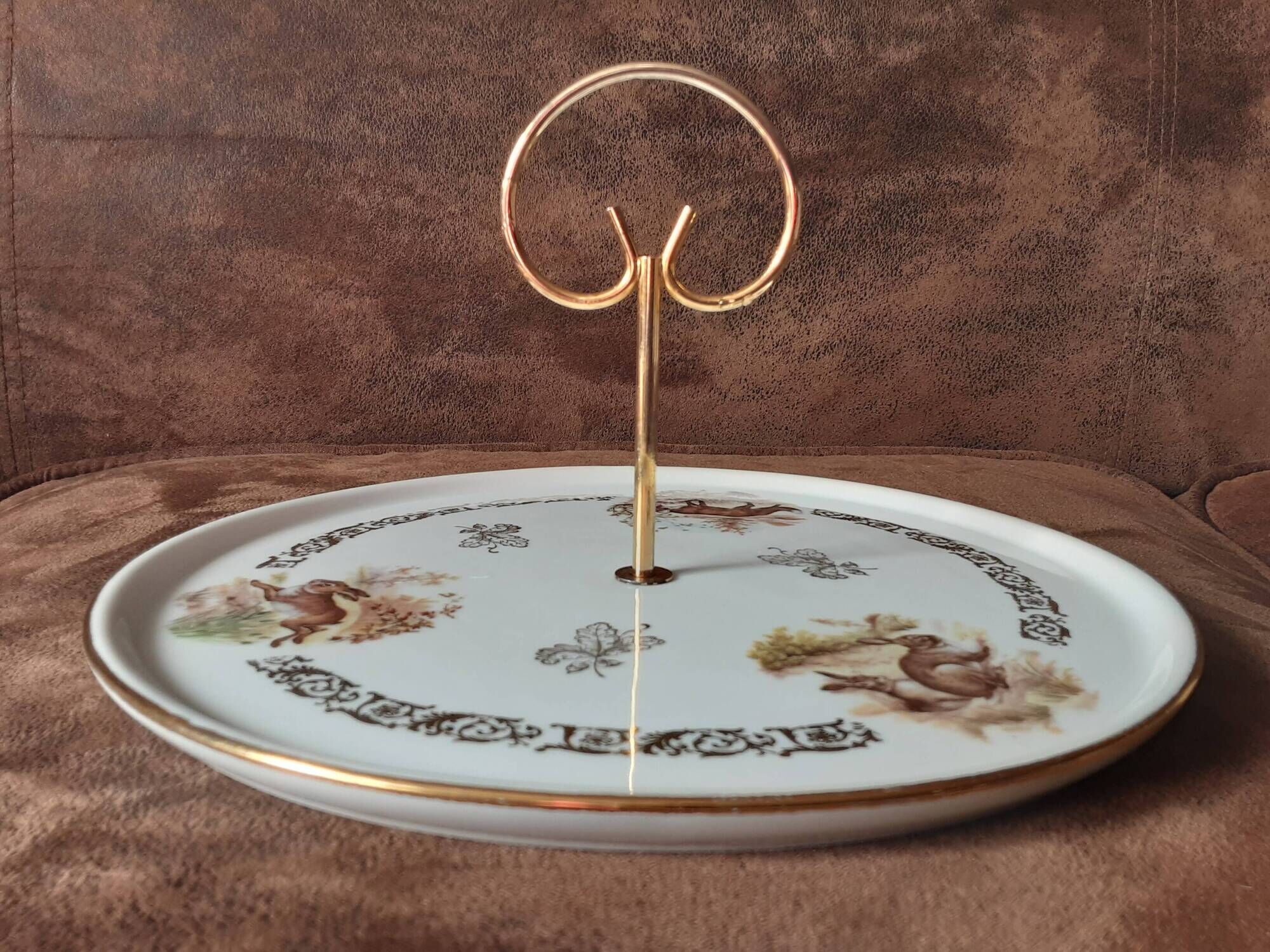 Cheese platter West porcelain France