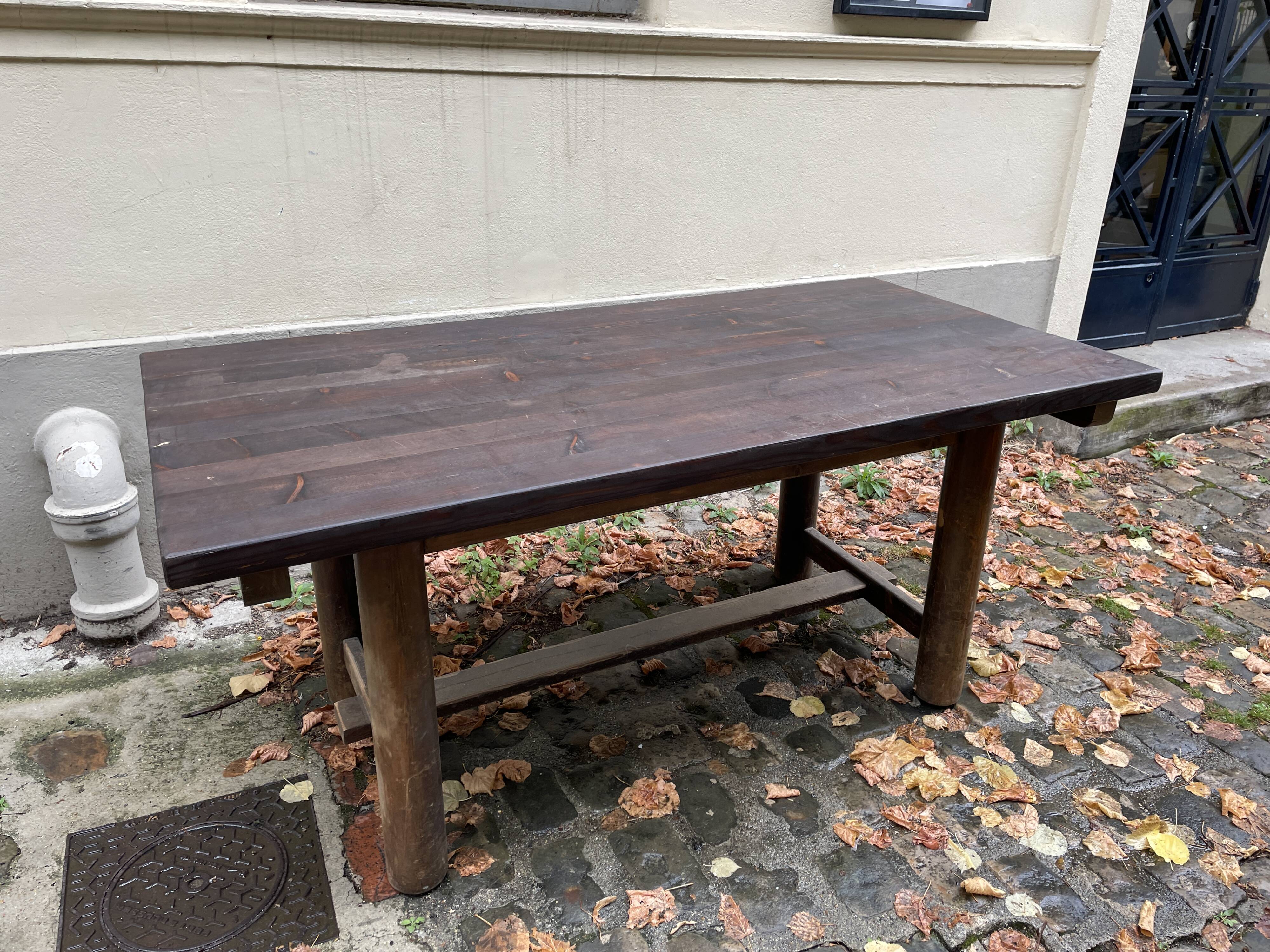 Rustic farmhouse table