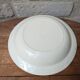 Round hollow serving dish in Salins earthenware model Nénuphar 28.5cm