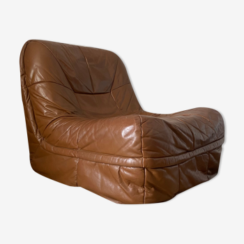 Brown leather heater