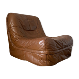 Brown leather heater