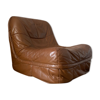 Brown leather heater