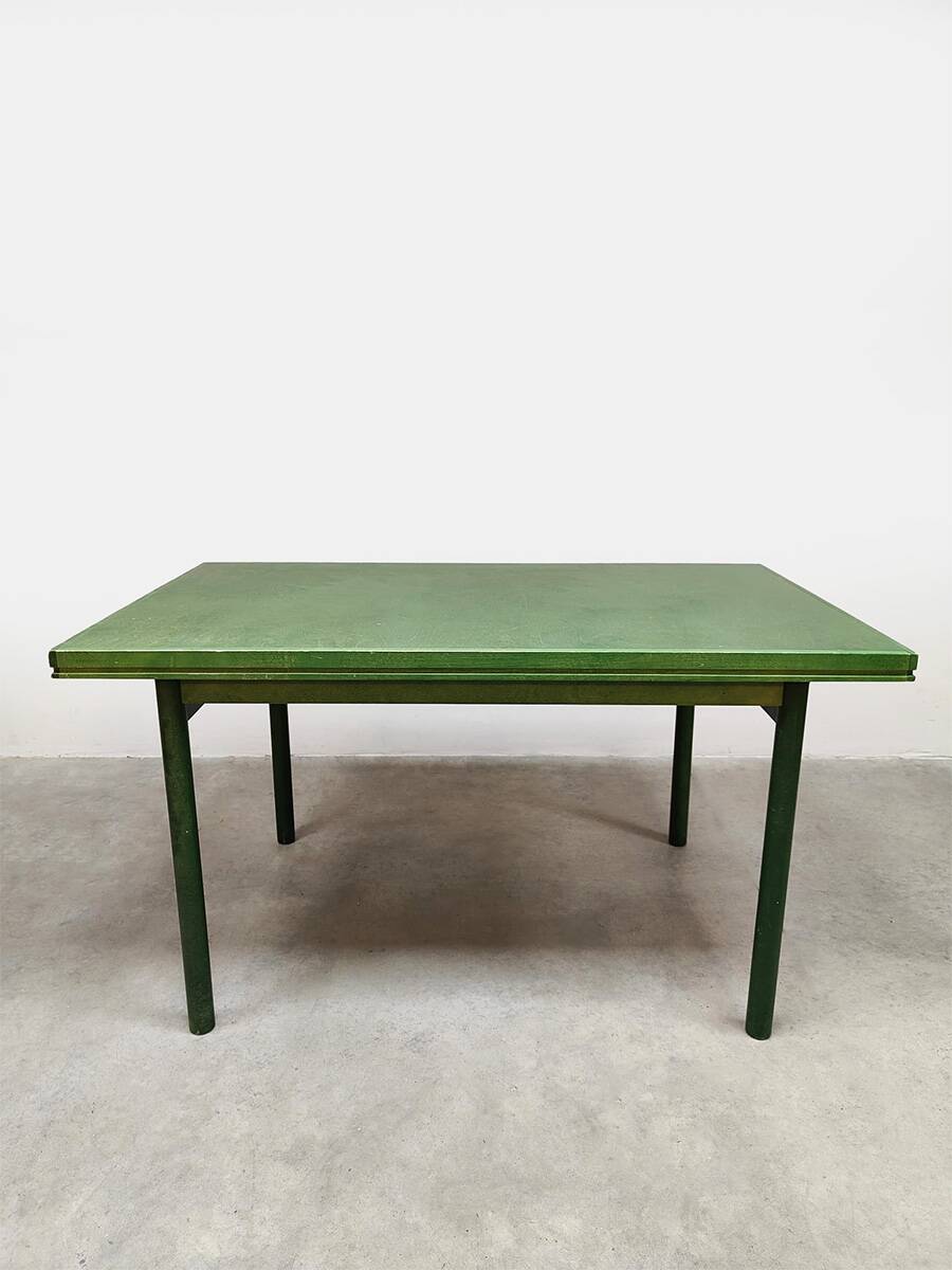 Vintage wooden dining set table & chairs Asko