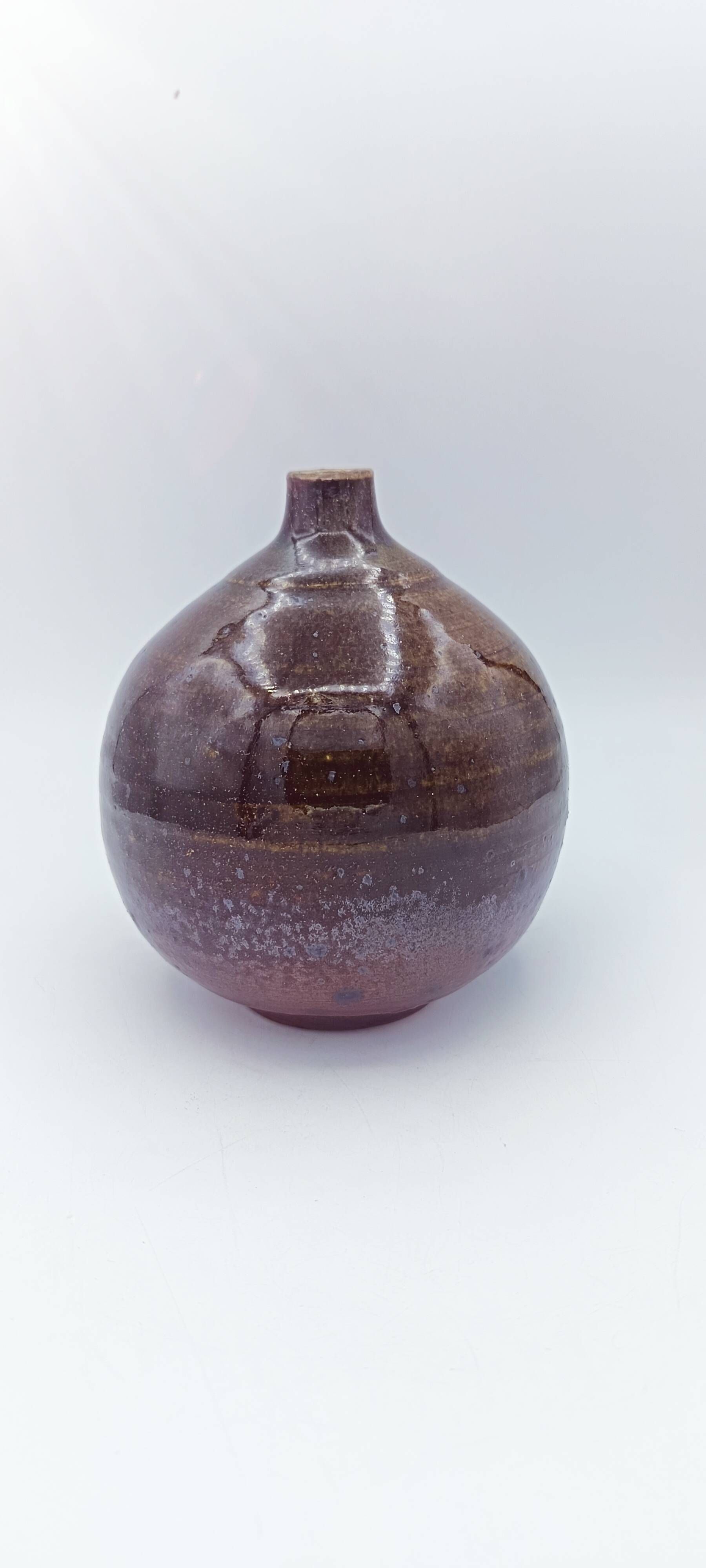Stoneware lamp signed Bruno Hdry