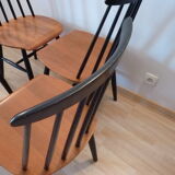 Lot of 4 chairs Fanett design Ilmari Tapiovaara