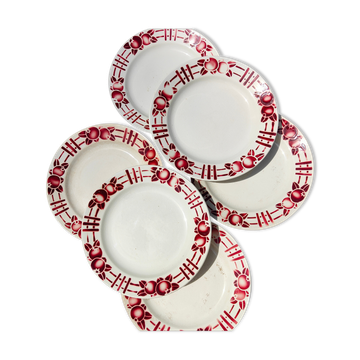 Saint Amand opaque porcelain plates