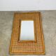 Rattan and cane mirror from the 1960s.